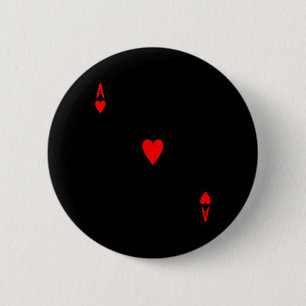 Kunstdek van de Kaarten Halloween Costume Ronde Button 5,7 Cm