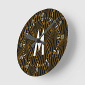 Kunstdekletsnans van 1920s ronde klok (Hoek)