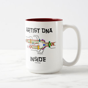 KunstDNA Inside (DNA-replicatie) Tweekleurige Koffiemok