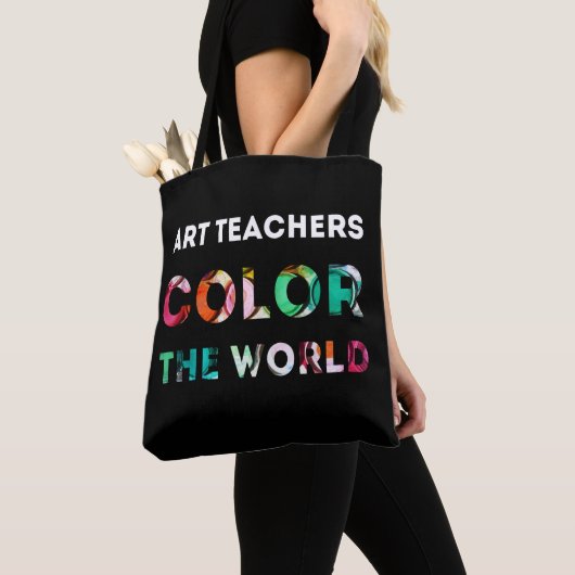 Kunstdocenten cadeau. Kleur de wereld. Tote Bag (Dichtbij)