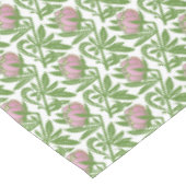 Kunstdr. roze waslappen tafelkleed (Gekanteld)