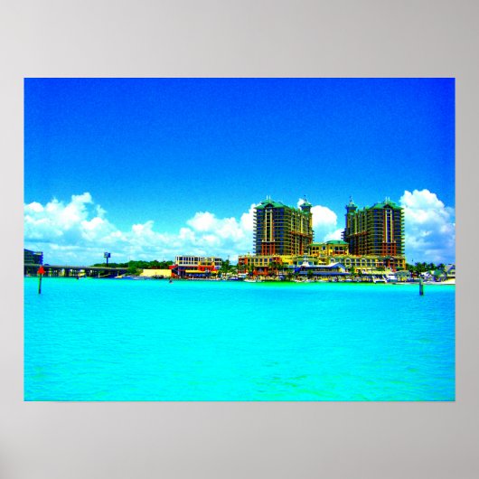 Kunstdruk in het hotel Emerald Grande Destin Flori Poster (Voorkant)