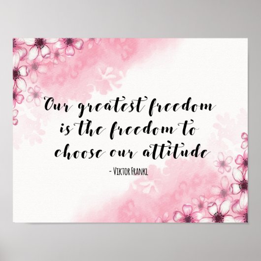Kunstdruk met de grootste vrijheid poster (Voorkant)