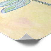 Kunstdruk voor libellen poster (Hoek)