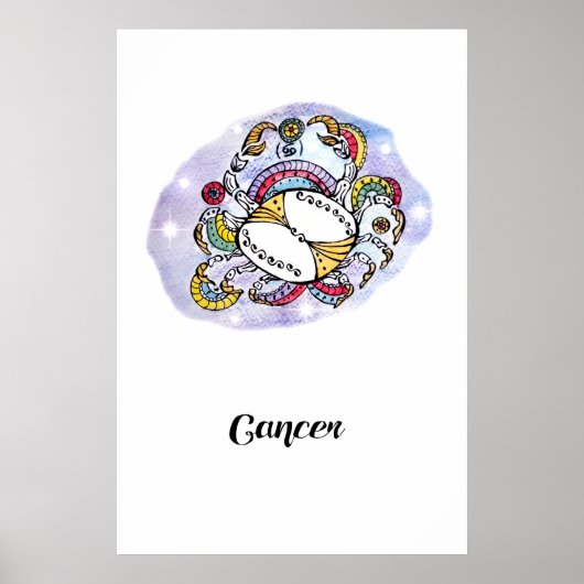 Kunstdrukkanker Poster (Voorkant)