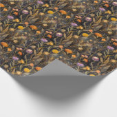 Kunsten en ambachten Schotse distel en wilde bloem Cadeaupapier (Hoek)