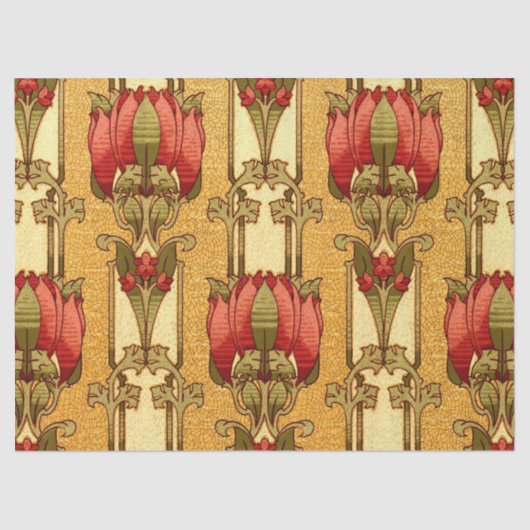 Kunsten en ambachtslieden, ambachtsman of drijfvee tissuepapier (Voorkant)