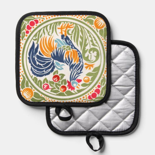 kunsten-hertoster en fruit pannenlap (Voorkant / Achterkant)