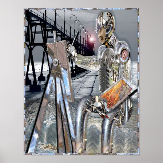 Kunstenaar (afdrukken) poster (Voorkant)