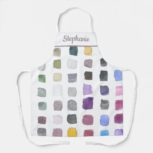 Kunstenaar Apron op persoonlijke Waterverf Schort (Voorkant)