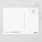 kunstenaar briefkaart (Achterkant)