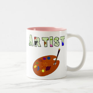 Kunstenaar Creatieve Koffiemok Tweekleurige Koffiemok