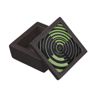 Kunstenaar Gemaakte Groene Ruimte Acryl Afwerking Premium Decoratiedoosje