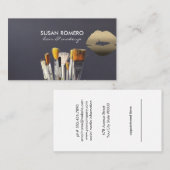 kunstenaar | Hair Makeup Afsprakenkaartje (Voorkant / Achterkant)