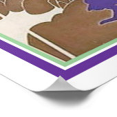 "Kunstenaar op de beach" zal Deco 16x20 afdrukken Poster (Hoek)