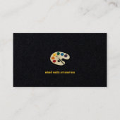 Kunstenaar | Professioneel Visitekaartje (Achterkant)