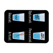 Kunstenaar speelt schimmelaar kunstenaars magneet (Horizontaal)