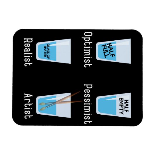 Kunstenaar speelt schimmelaar kunstenaars magneet (Horizontaal)