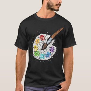 Kunstenaar Tekenschilder Schilderen T-shirt