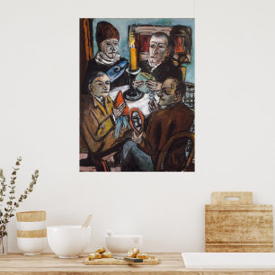 Kunstenaars met Groenten Max Beckmann Poster