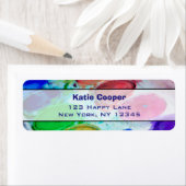 Kunstenaars met meerkleurige Waterverf verf palet Etiket (Insitu)