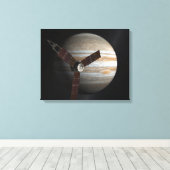 Kunstenaarsconcept van het Juno-ruimtevaartuig Canvas Afdruk (Insitu (Houten vloer))