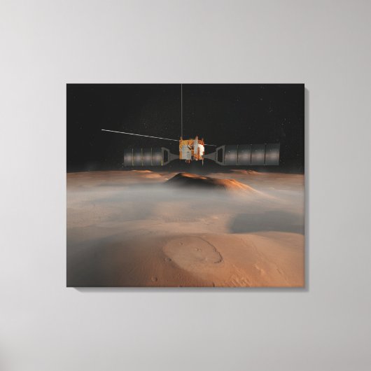 Kunstenaarsconcept van het Mars Express-ruimtevaar Canvas Afdruk (Voorkant)