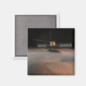 Kunstenaarsconcept van het Mars Express-ruimtevaar Magneet (Voorkant / Achterkant)