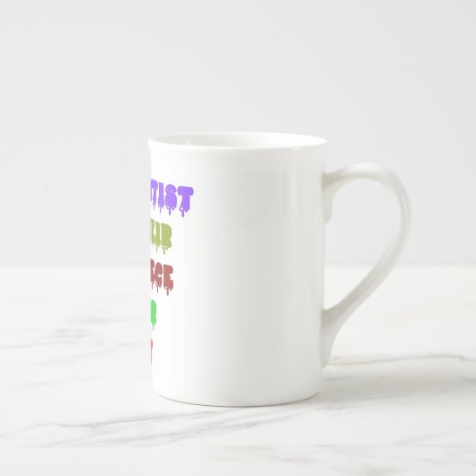 Kunstenaarshart en kunst en ziel porselein kop (Rechts)