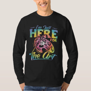 Kunstenaarskleding voor schilder schetsen verf t-shirt