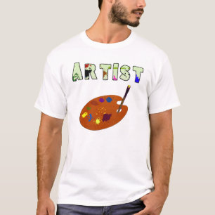 Kunstenaarspalet Donkere Kids T-Shirt