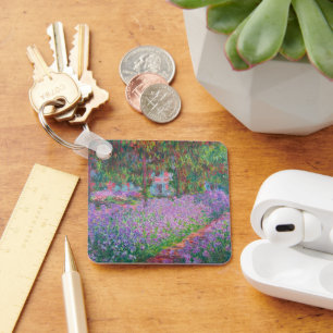 Kunstenaarstuin in Giverny door Claude Monet Sleutelhanger