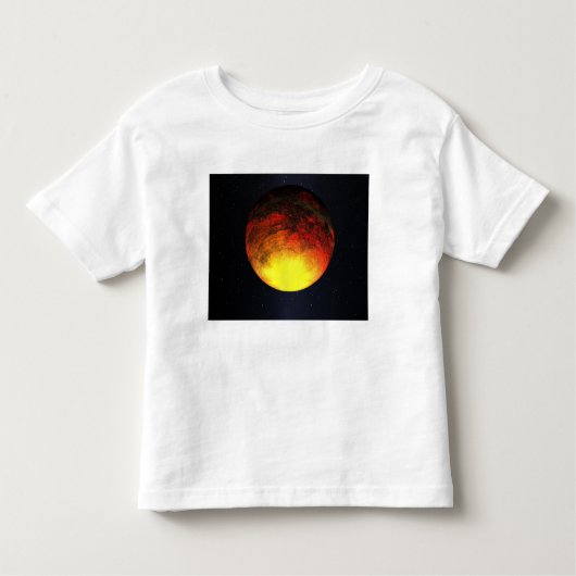 Kunstenbegrip van Kepler-10b Kinder Shirts (Voorkant)