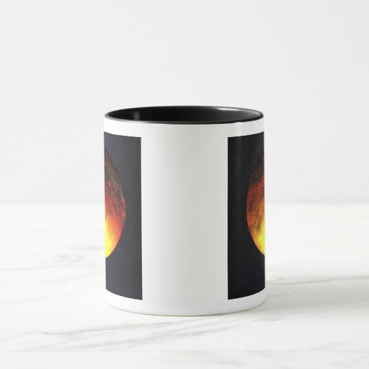 Kunstenbegrip van Kepler-10b Mok (Midden)