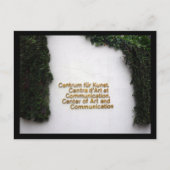 Kunstencentrum Vaduz Briefkaart (Voorkant)