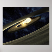 Kunstenconcept met een klomp materiaal