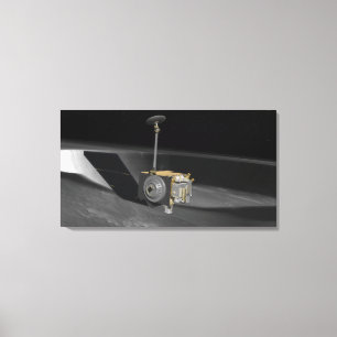 Kunstenconcept van de Lunar Reconnaissance Orbi 3 Canvas Afdruk