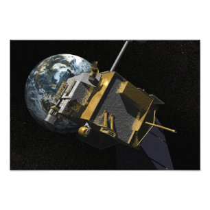 Kunstenconcept van de Lunar Reconnaissance Orbi 3 Foto Afdruk