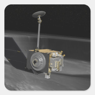 Kunstenconcept van de Lunar Reconnaissance Orbi 3 Vierkante Sticker