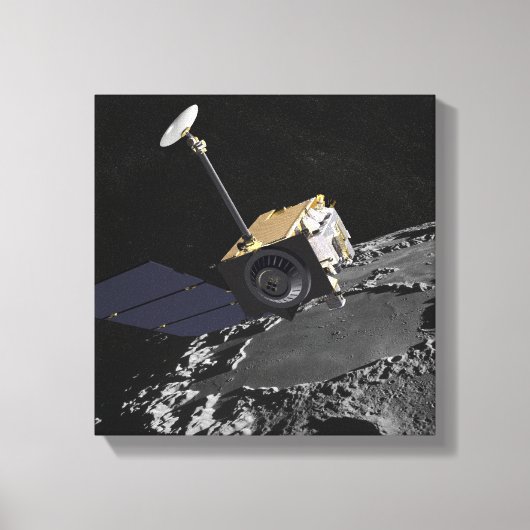Kunstenconcept van de Lunar Reconnaissance Orbi Canvas Afdruk (Voorkant)