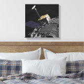Kunstenconcept van de Lunar Reconnaissance Orbi Canvas Afdruk (Insitu (Slaapkamer))