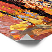 Kunstenkamp, kanoe Lake Poster (Hoek)