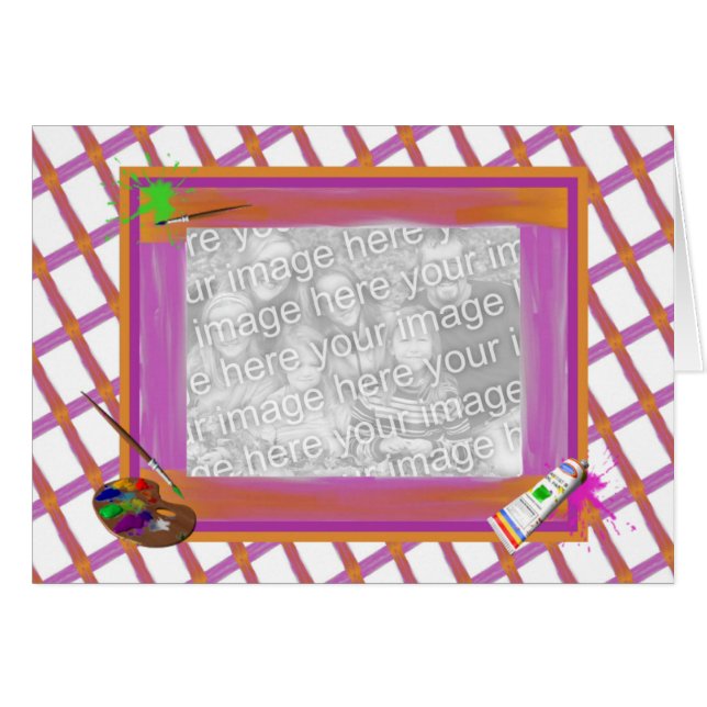 Kunstenschilders Verf & Sjabloon palet (Voorkant Horizontaal)