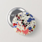 Kunstenschilderscène Ronde Button 5,7 Cm (Voorkant /achterkant)