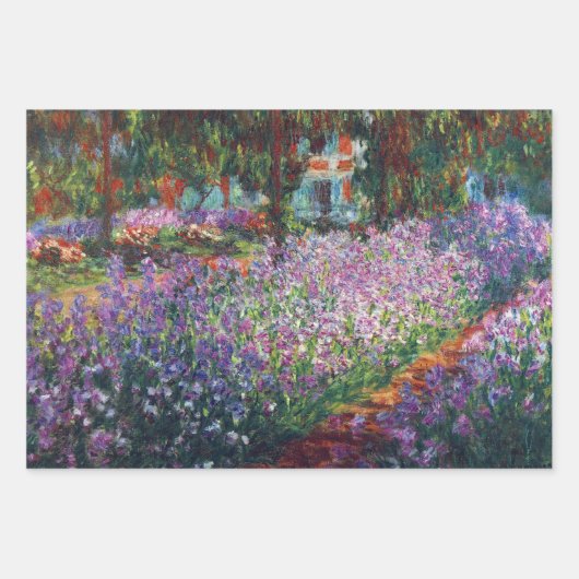 Kunstentuin in Giverny door Claude Monet Inpakpapier Vel (Voorkant 2)