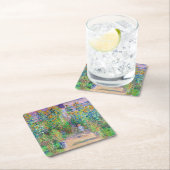 Kunstentuin, monet vierkante kartonnen onderzetter (Insitu)