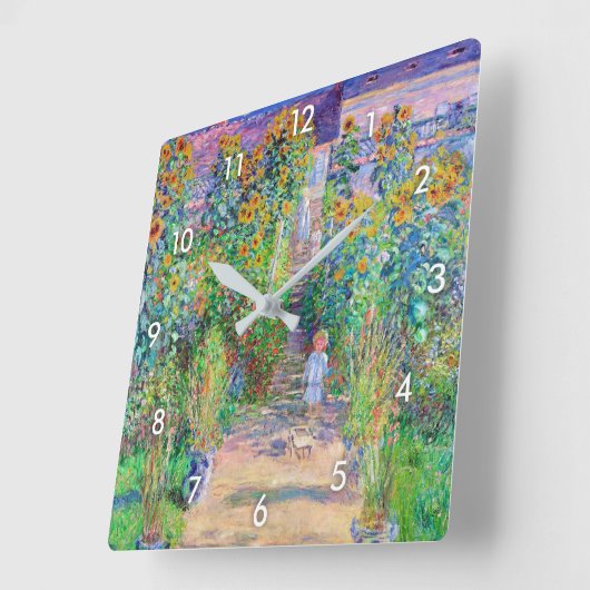 Kunstentuin, monet vierkante klok (Hoek)