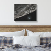 Kunstenvormig concept van een Kuipergordelobject Canvas Afdruk (Insitu (Slaapkamer))