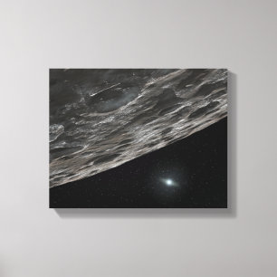 Kunstenvormig concept van een Kuipergordelobject Canvas Afdruk