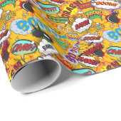 Kunstexplosies in de Comic Book Pop Cadeaupapier (Rol Hoek)